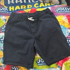Cat & Jack Navy Elastic Waist Drawstring Shorts